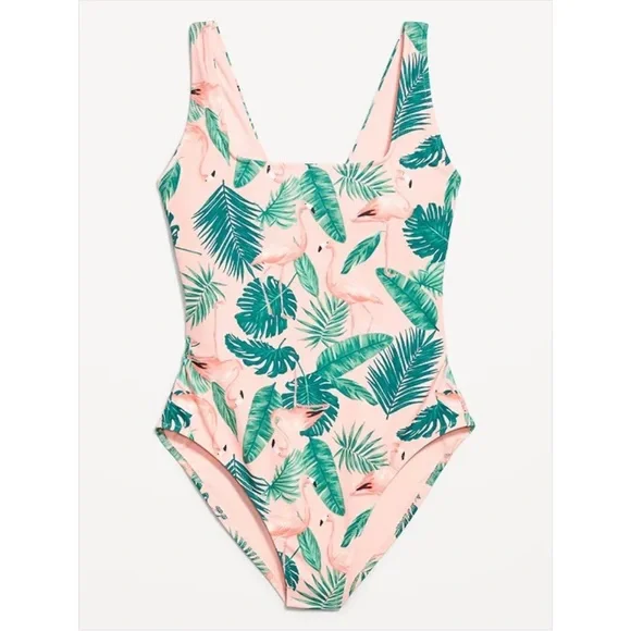 NWT Old Navy Twist-Back Cutout One-Piece Swimsuit - Picture 5 of 5